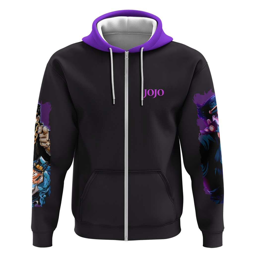 Jotaro Kujo V2 Jojo’s Bizarre Adventure Hoodie Japan Anime Style - The Mazicc