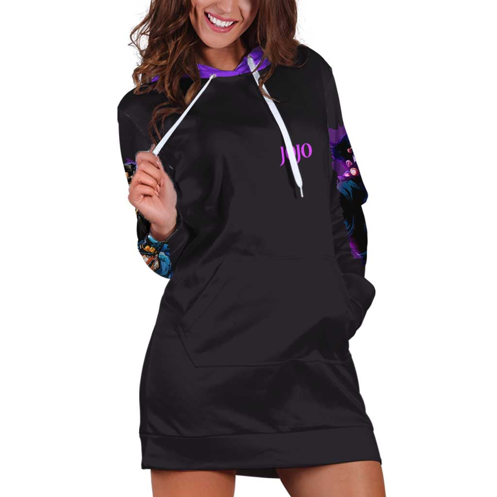 Jotaro Kujo V2 Jojo’s Bizarre Adventure Hoodie Dress Japan Anime Style - The Mazicc