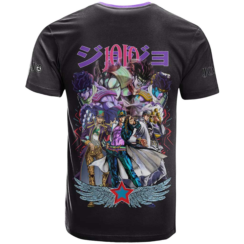 Jotaro Kujo V2 Jojo’s Bizarre Adventure T Shirt Japan Anime Style - The Mazicc