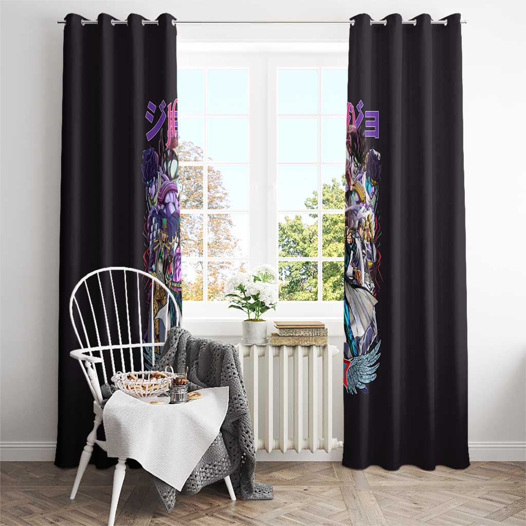 Jotaro Kujo V2 Jojo’s Bizarre Adventure Window Curtain Japan Anime Style - The Mazicc