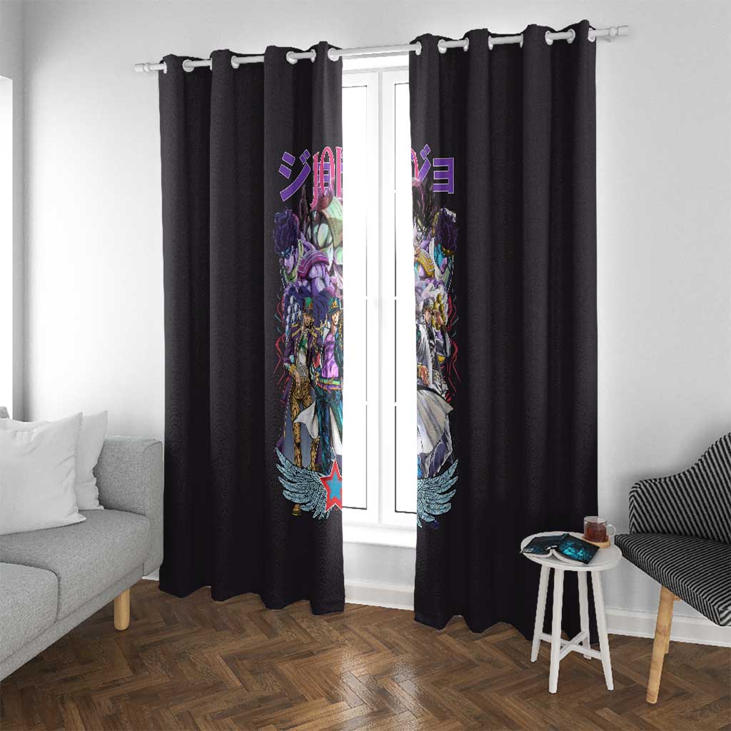 Jotaro Kujo V2 Jojo’s Bizarre Adventure Window Curtain Japan Anime Style - The Mazicc