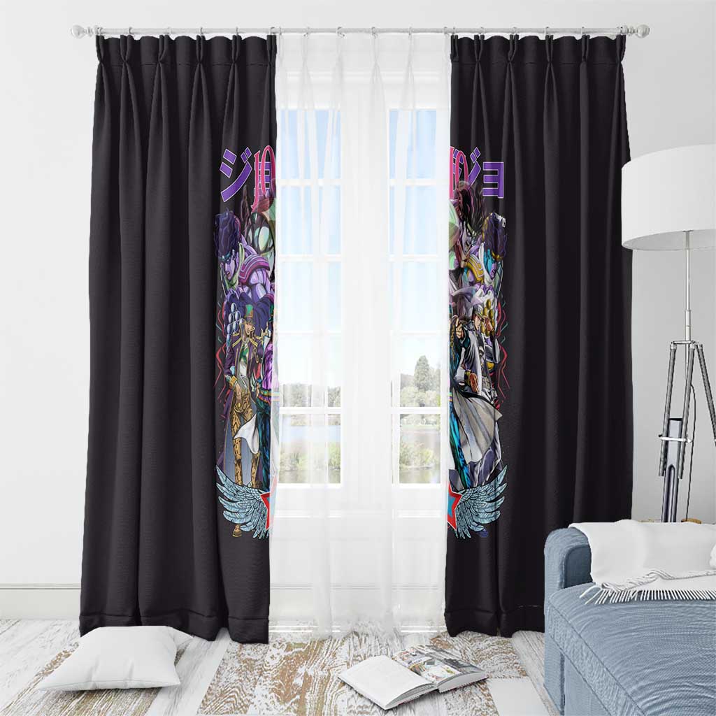 Jotaro Kujo V2 Jojo’s Bizarre Adventure Window Curtain Japan Anime Style - The Mazicc