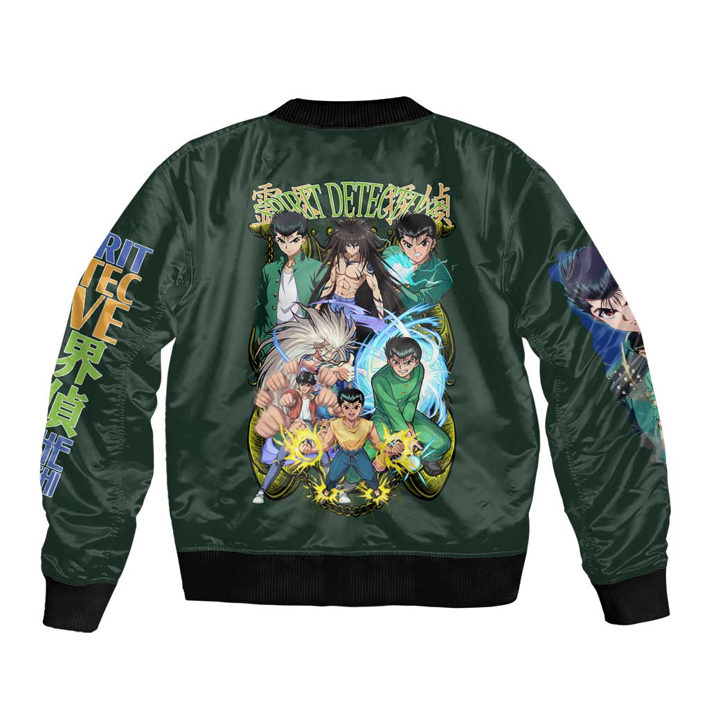 Yusuke Urameshi V4 Yuyu Hakusho Bomber Jacket Japan Anime Style - The Mazicc