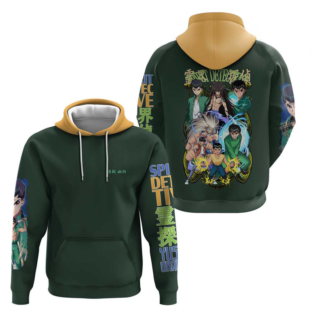 Yusuke Urameshi V4 Yuyu Hakusho Hoodie Japan Anime Style - The Mazicc