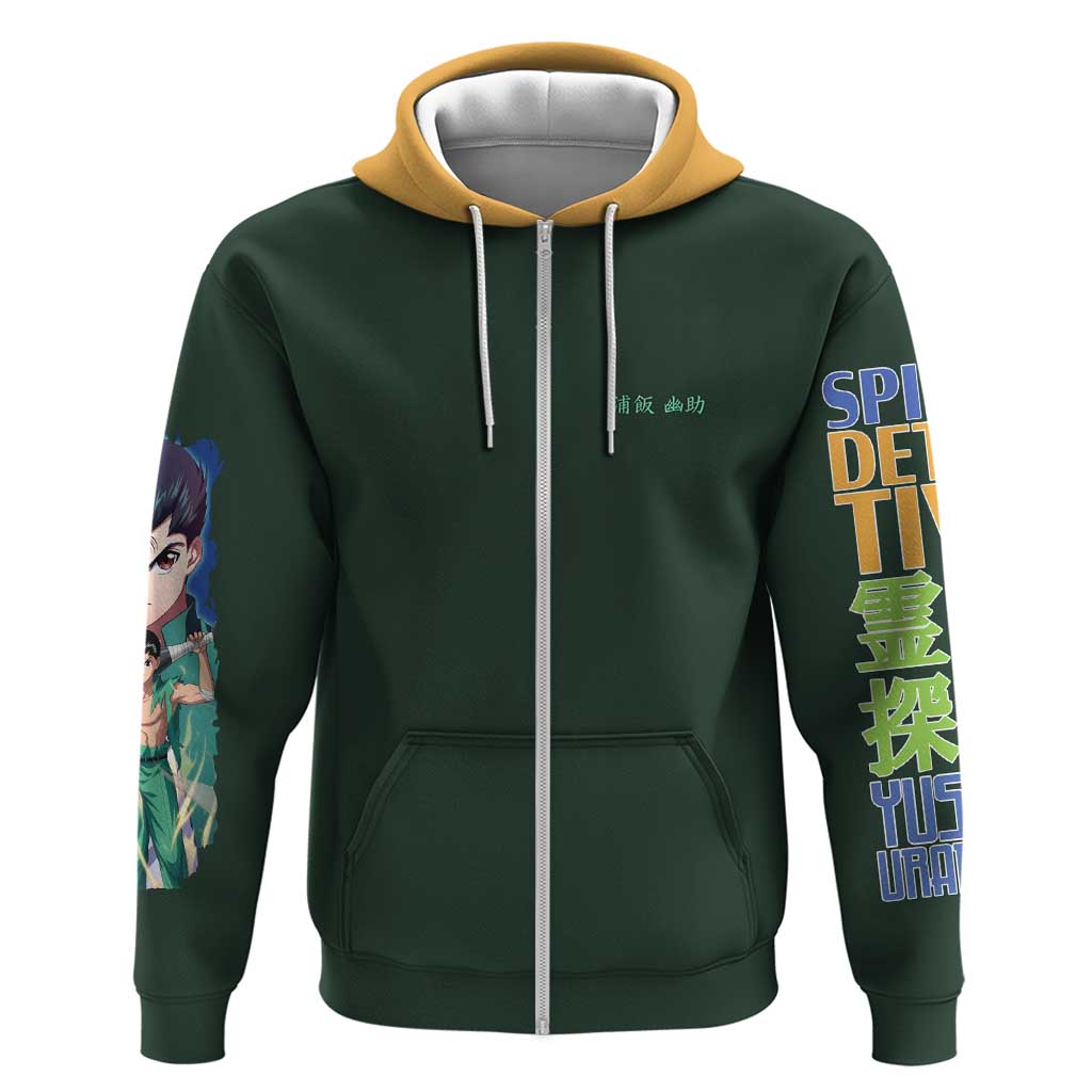 Yusuke Urameshi V4 Yuyu Hakusho Hoodie Japan Anime Style - The Mazicc