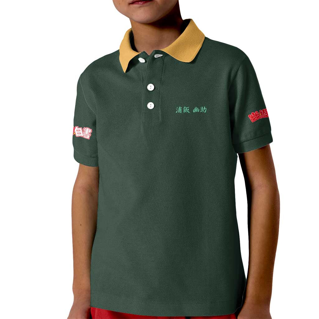 Yusuke Urameshi V4 Yuyu Hakusho Kid Polo Shirt Japan Anime Style - The Mazicc