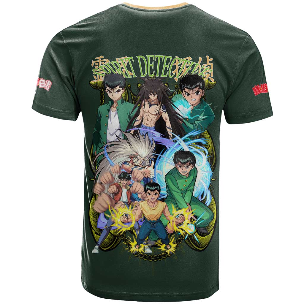 Yusuke Urameshi V4 Yuyu Hakusho T Shirt Japan Anime Style - The Mazicc