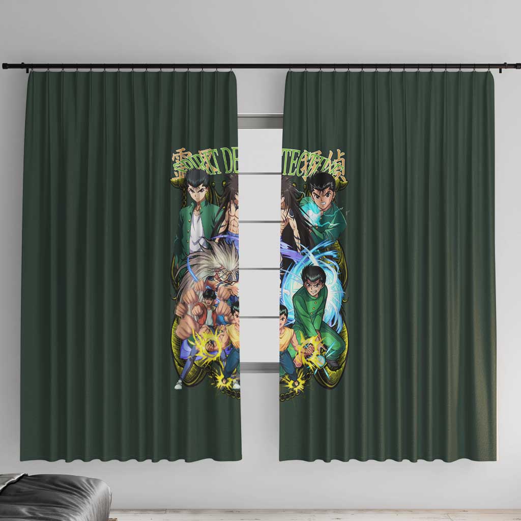 Yusuke Urameshi V4 Yuyu Hakusho Window Curtain Japan Anime Style - The Mazicc
