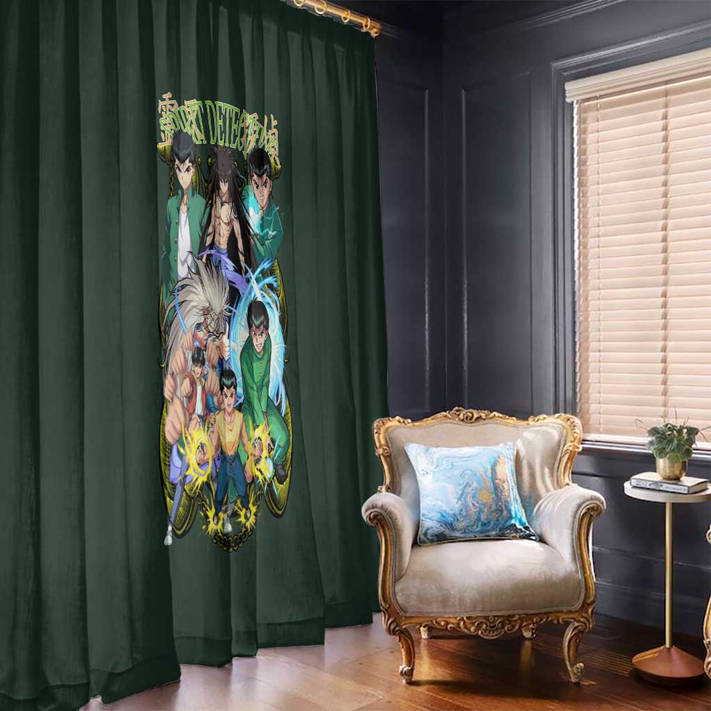 Yusuke Urameshi V4 Yuyu Hakusho Window Curtain Japan Anime Style - The Mazicc