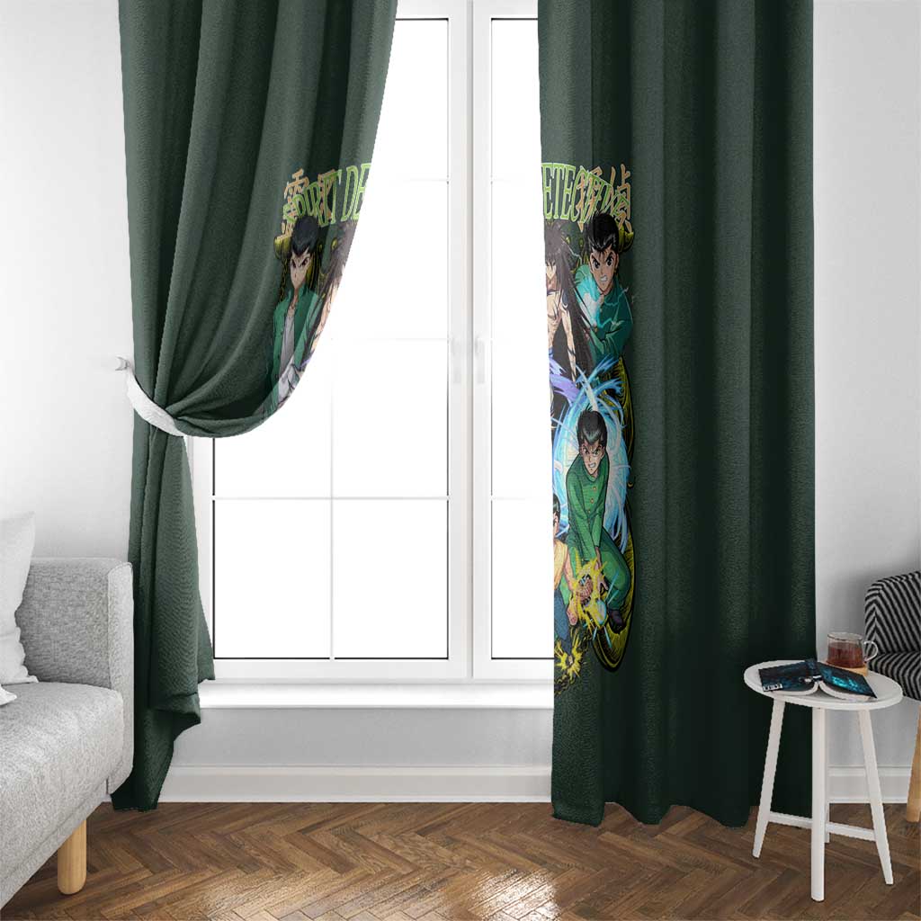 Yusuke Urameshi V4 Yuyu Hakusho Window Curtain Japan Anime Style - The Mazicc
