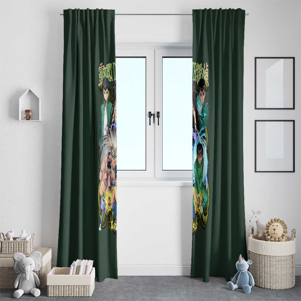 Yusuke Urameshi V4 Yuyu Hakusho Window Curtain Japan Anime Style - The Mazicc