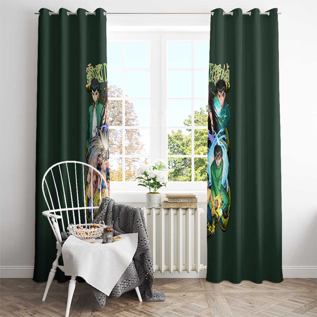 Yusuke Urameshi V4 Yuyu Hakusho Window Curtain Japan Anime Style - The Mazicc