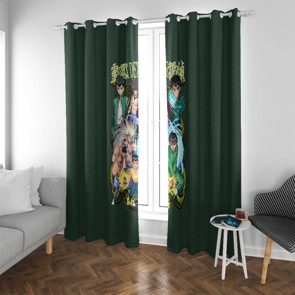 Yusuke Urameshi V4 Yuyu Hakusho Window Curtain Japan Anime Style - The Mazicc