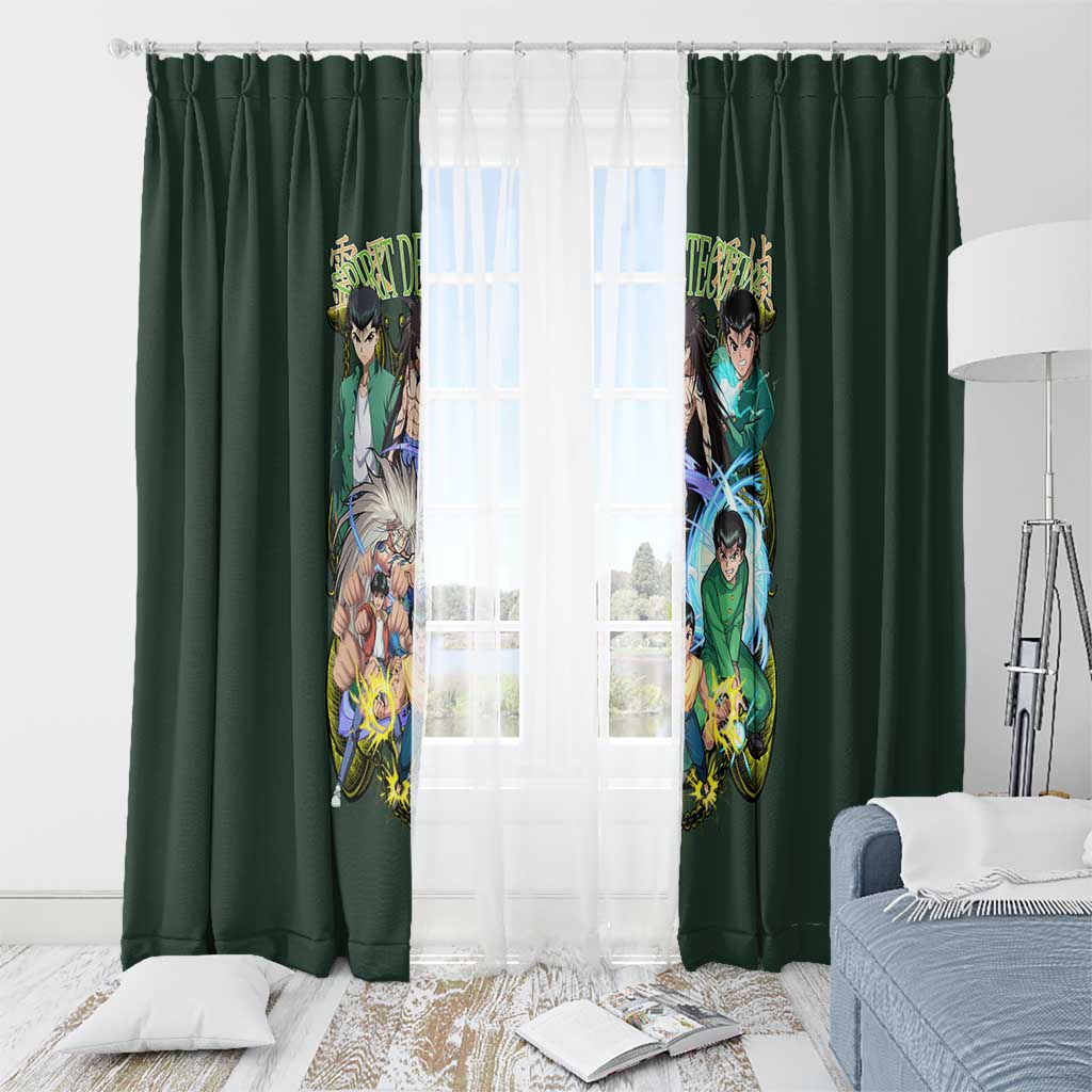 Yusuke Urameshi V4 Yuyu Hakusho Window Curtain Japan Anime Style - The Mazicc