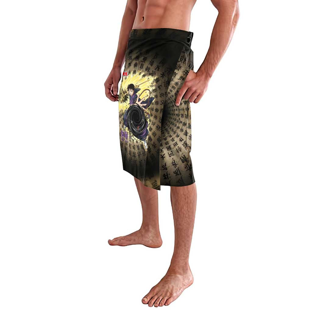 Miroku Inuyasha Series Lavalava Cursed Monk Aesthetic with Sutra Script Background