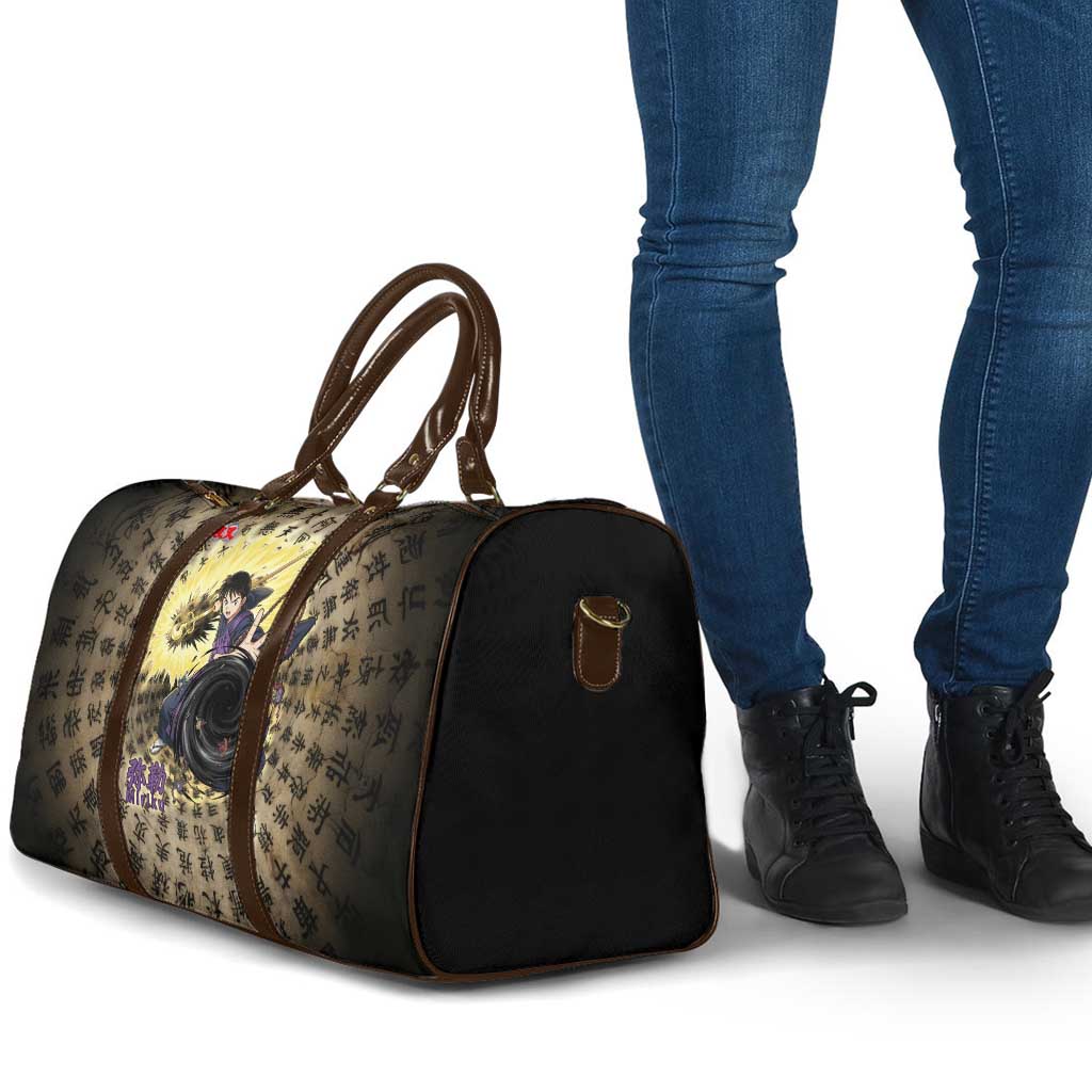 Miroku Inuyasha Series Travel Bag Cursed Monk Aesthetic with Sutra Script Background