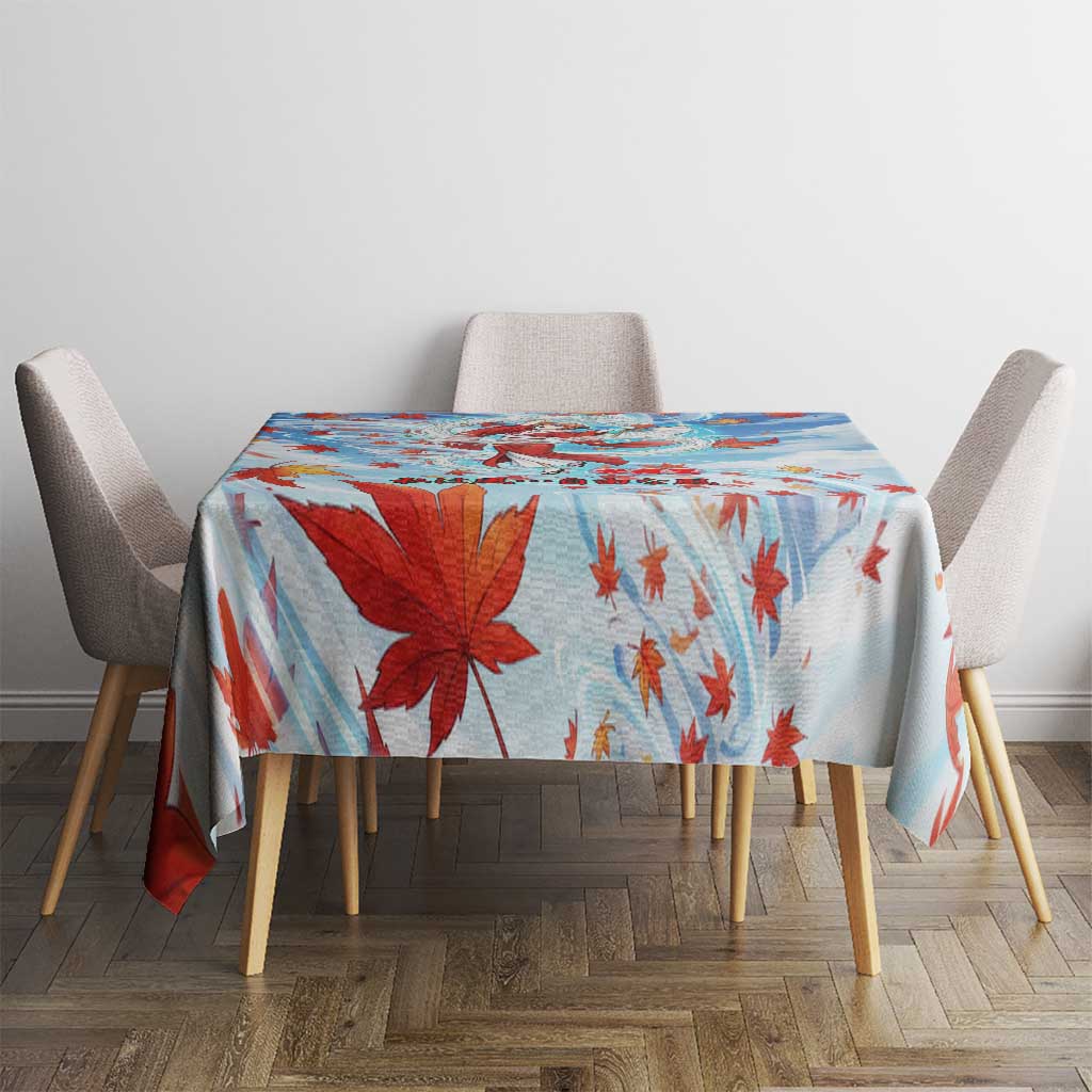 Kagura Inuyasha Series Tablecloth Wind Spirit Anime Style with Autumn Maple Leaves