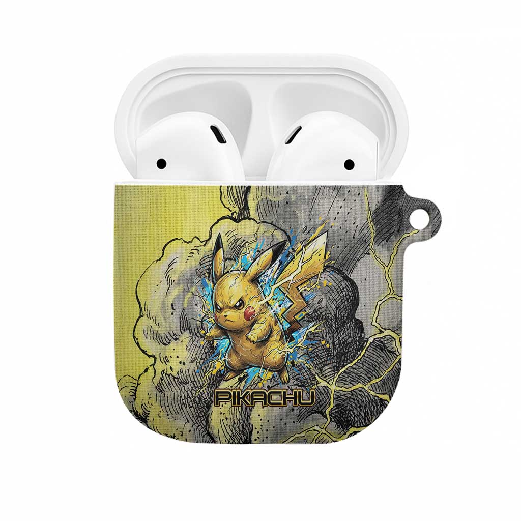 Pikachu Stormbreaker Edition AirPods Case Pikachu Amid Thunder Clouds