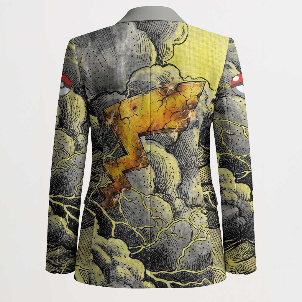Pikachu Stormbreaker Edition Blazer Pikachu Amid Thunder Clouds