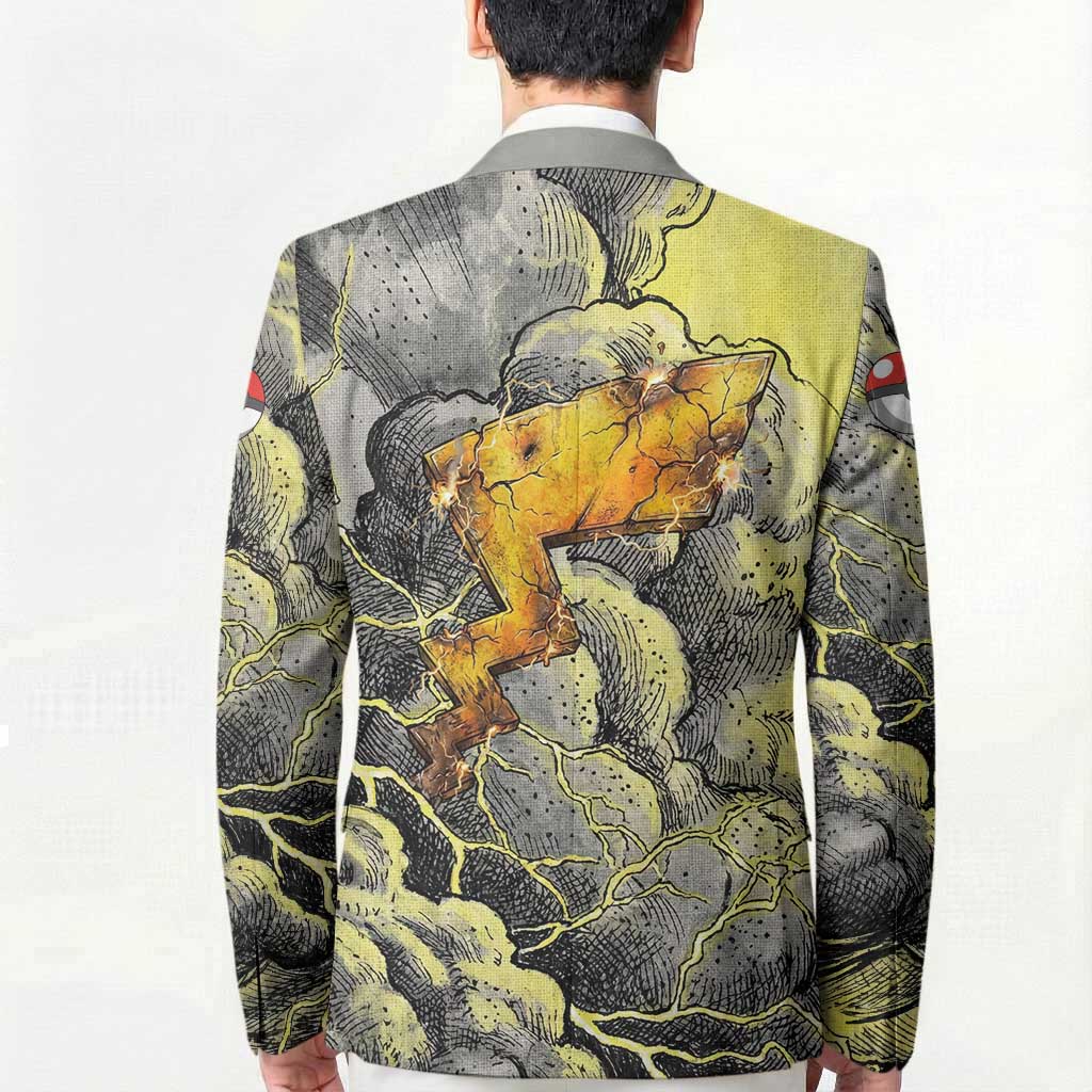 Pikachu Stormbreaker Edition Blazer Pikachu Amid Thunder Clouds