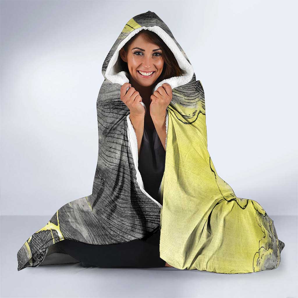 Pikachu Stormbreaker Edition Hooded Blanket Pikachu Amid Thunder Clouds