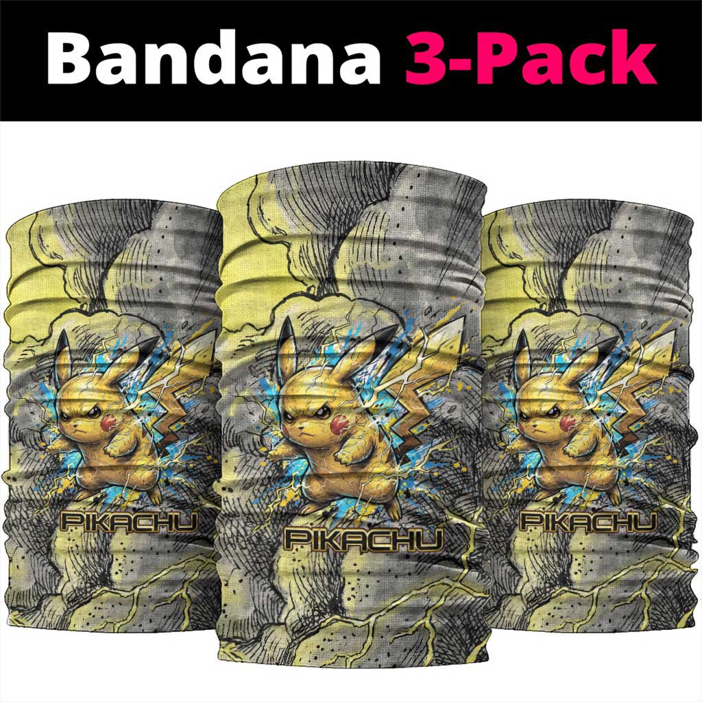 Pikachu Stormbreaker Edition Neck Gaiter Pikachu Amid Thunder Clouds