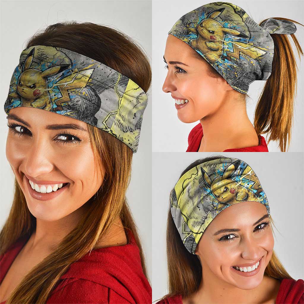Pikachu Stormbreaker Edition Neck Gaiter Pikachu Amid Thunder Clouds