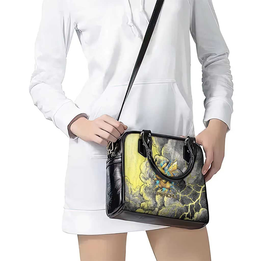 Pikachu Stormbreaker Edition Shoulder Handbag Pikachu Amid Thunder Clouds