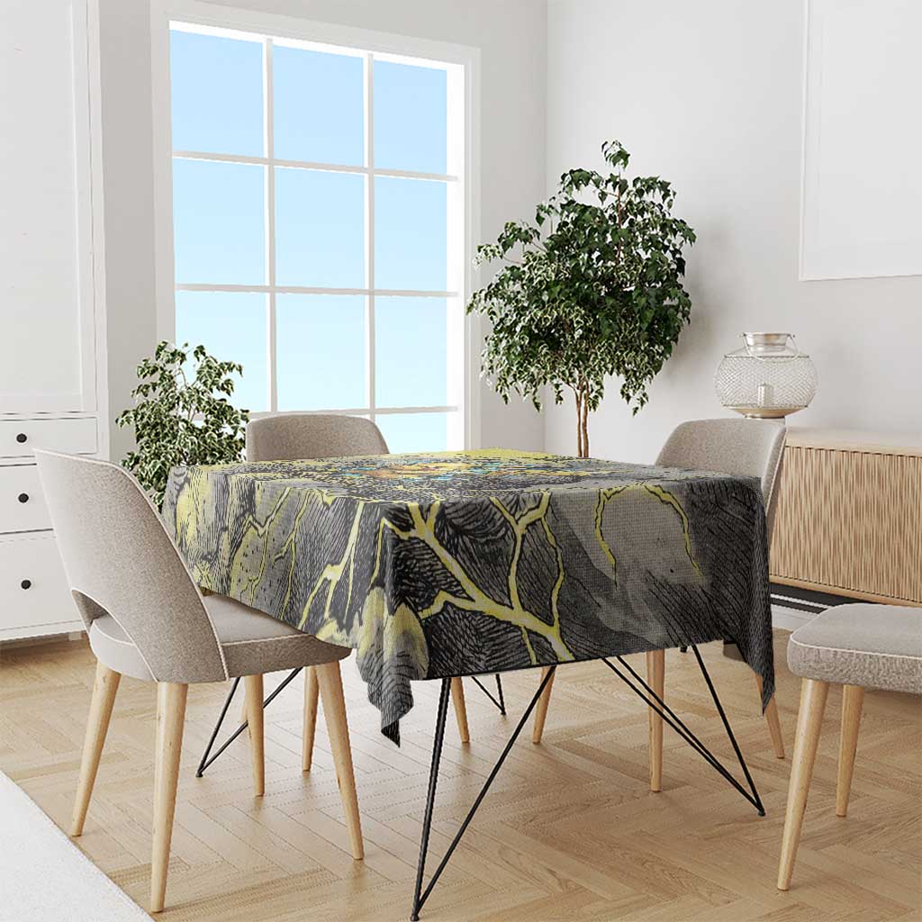 Pikachu Stormbreaker Edition Tablecloth Pikachu Amid Thunder Clouds