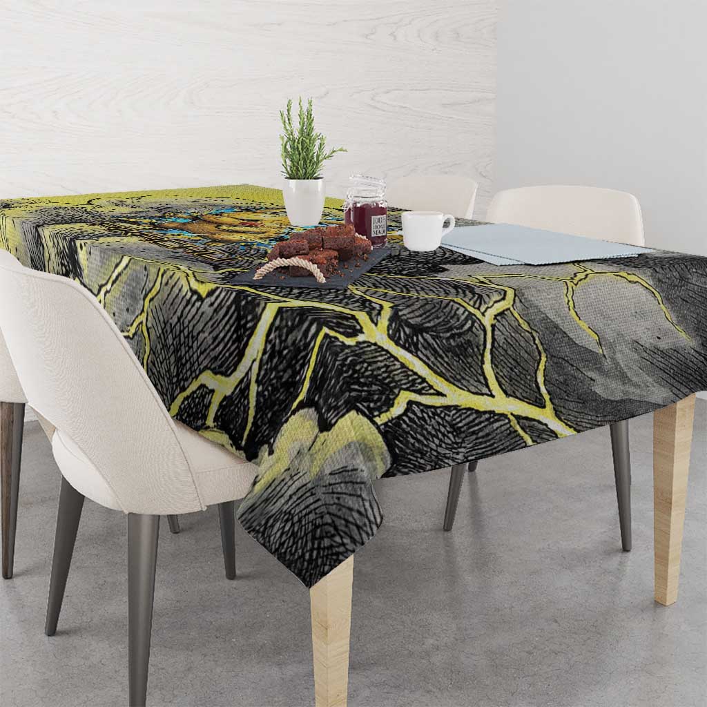 Pikachu Stormbreaker Edition Tablecloth Pikachu Amid Thunder Clouds