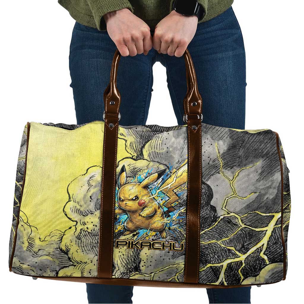 Pikachu Stormbreaker Edition Travel Bag Pikachu Amid Thunder Clouds