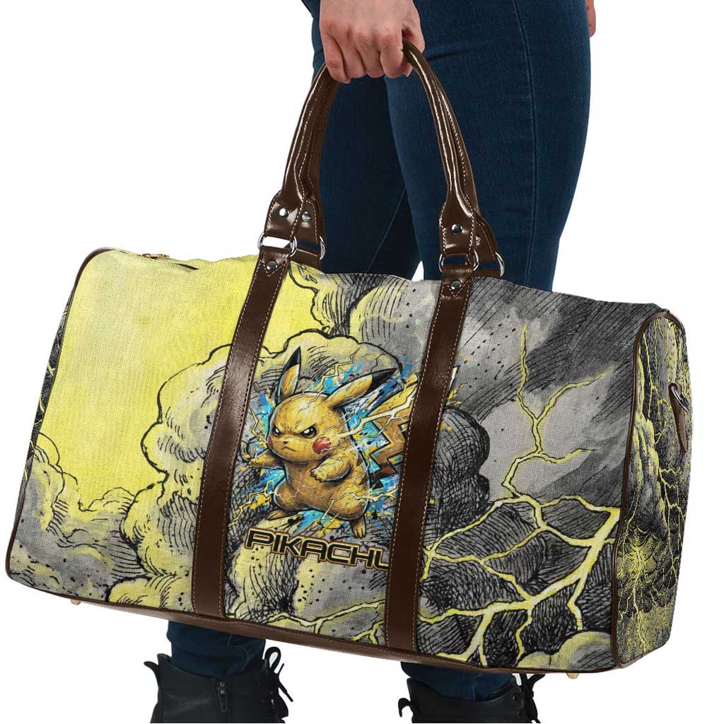 Pikachu Stormbreaker Edition Travel Bag Pikachu Amid Thunder Clouds