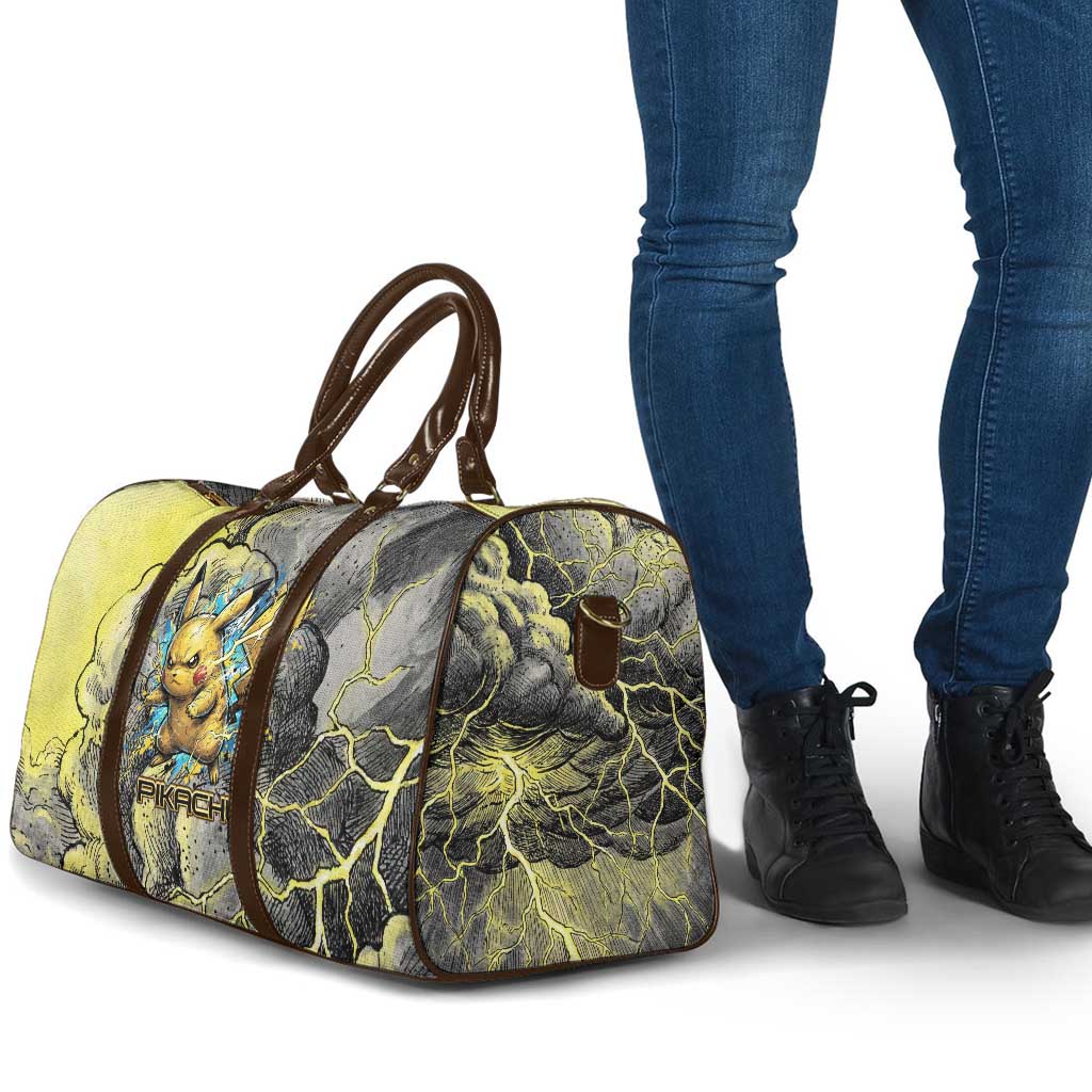 Pikachu Stormbreaker Edition Travel Bag Pikachu Amid Thunder Clouds