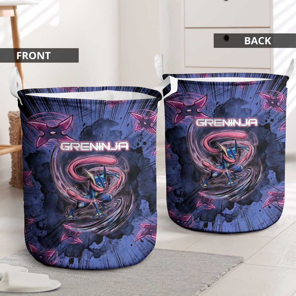 Greninja Ninja Star Laundry Basket Greninja in the Ninja Storm Realm