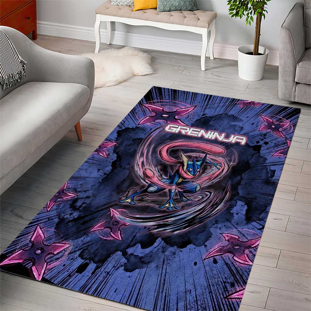 Greninja Ninja Star Area Rug Greninja in the Ninja Storm Realm