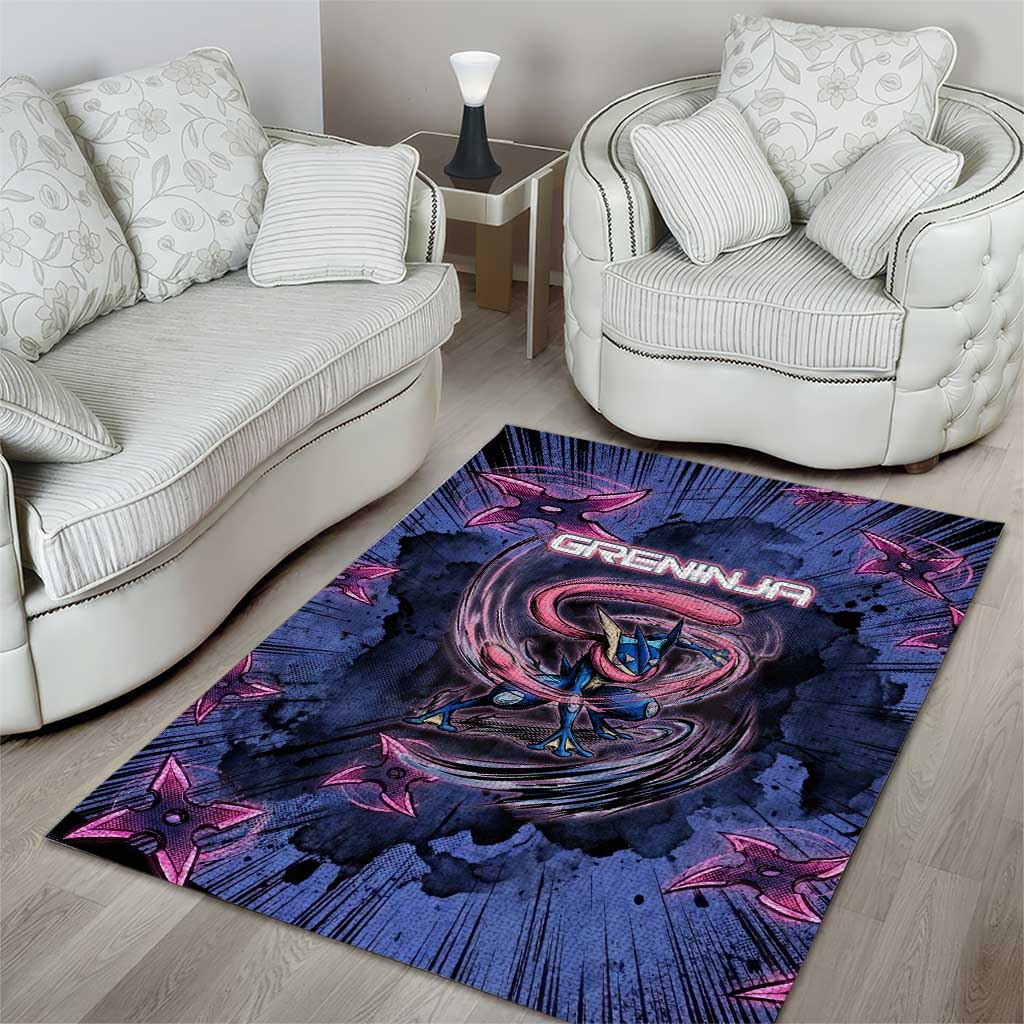 Greninja Ninja Star Area Rug Greninja in the Ninja Storm Realm
