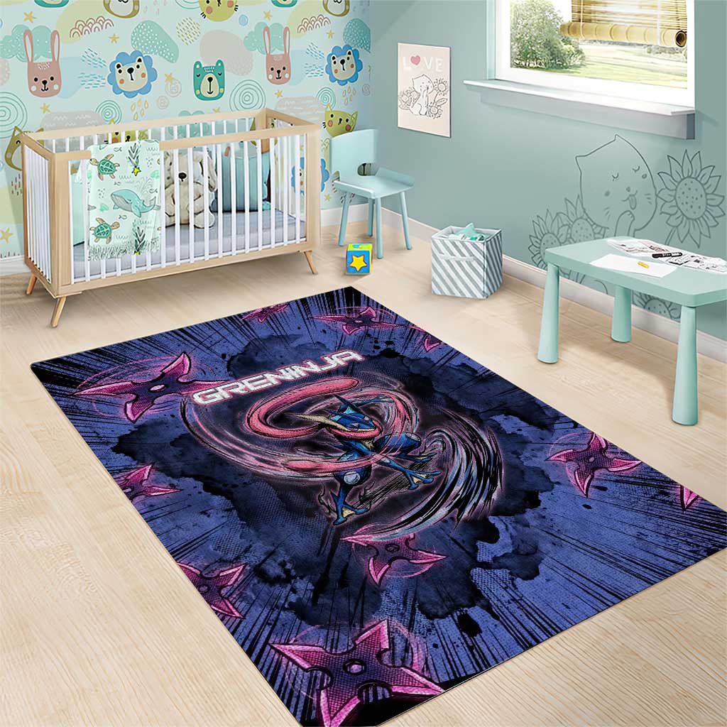 Greninja Ninja Star Area Rug Greninja in the Ninja Storm Realm
