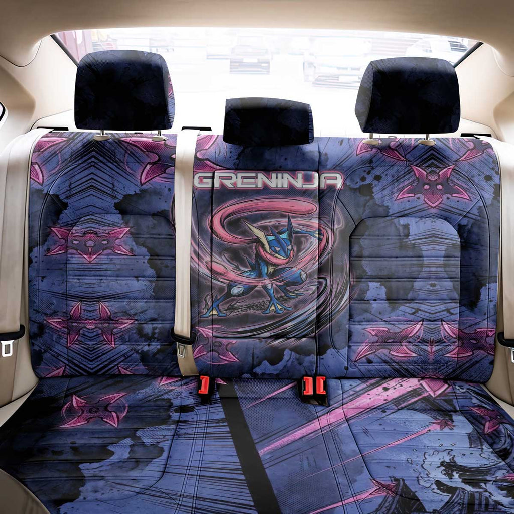 Greninja Ninja Star Back Car Seat Cover Greninja in the Ninja Storm Realm