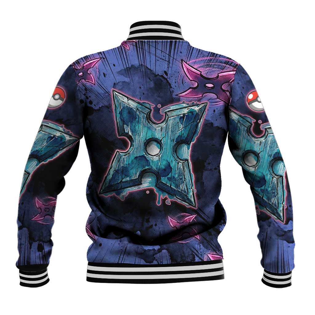 Greninja Ninja Star Baseball Jacket Greninja in the Ninja Storm Realm