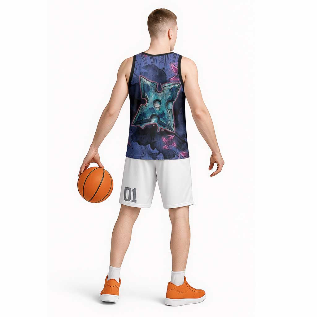 Greninja Ninja Star Basketball Jersey Greninja in the Ninja Storm Realm