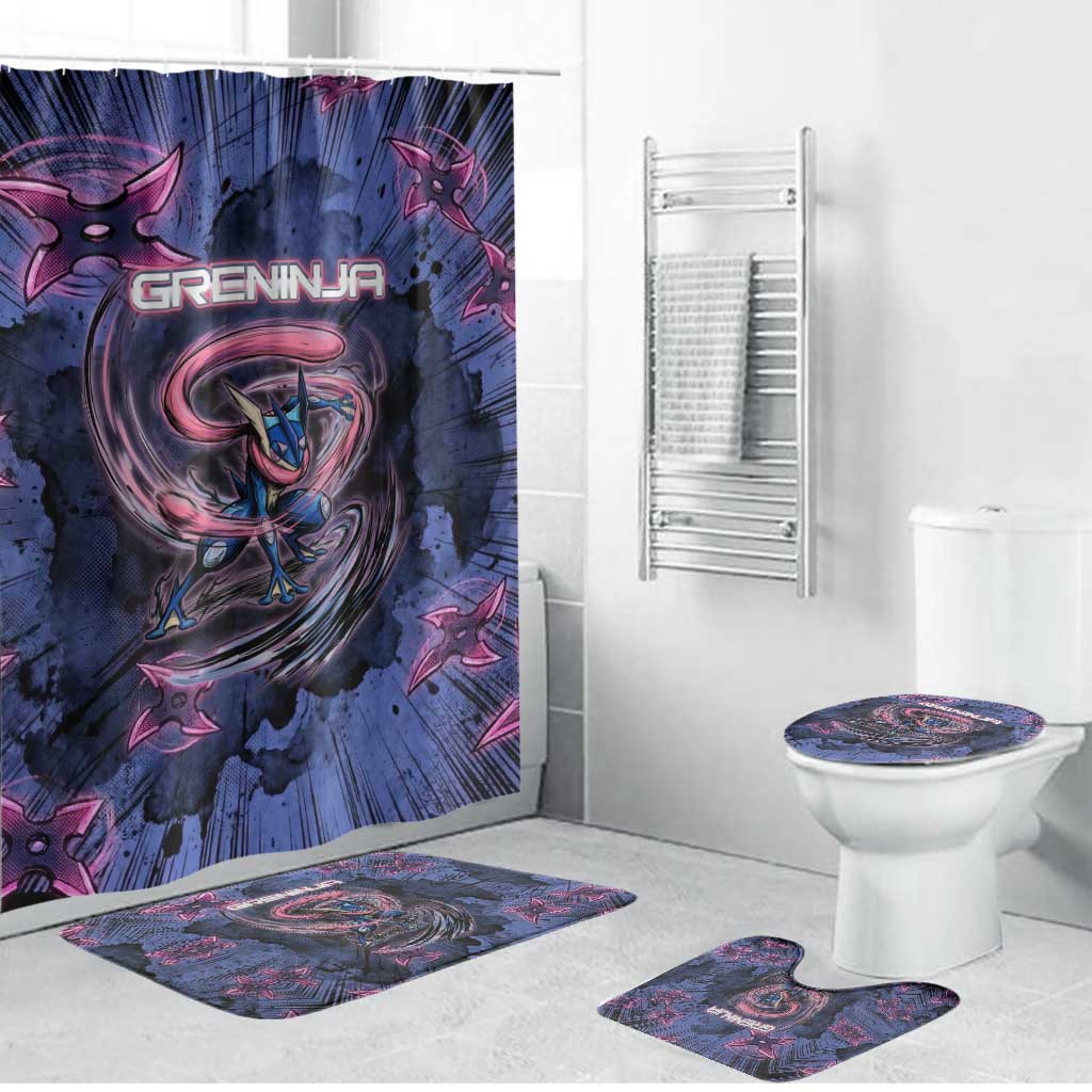 Greninja Ninja Star Bathroom Set Greninja in the Ninja Storm Realm