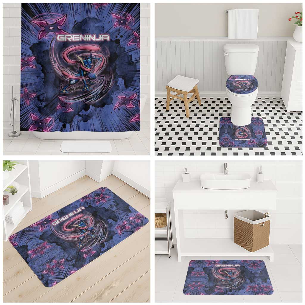 Greninja Ninja Star Bathroom Set Greninja in the Ninja Storm Realm