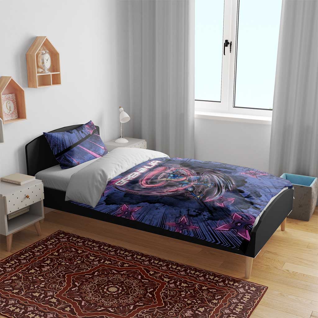 Greninja Ninja Star Bedding Set Greninja in the Ninja Storm Realm