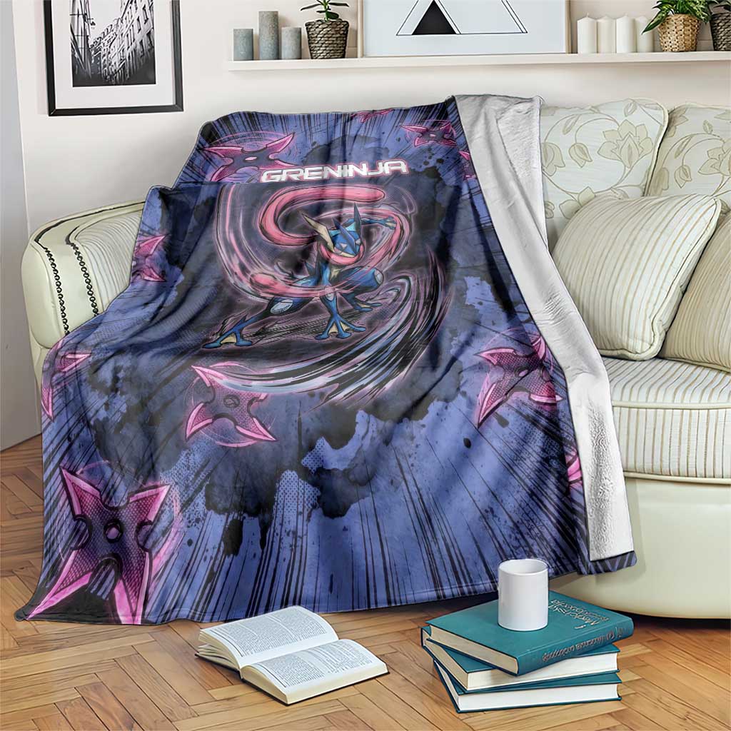 Greninja Ninja Star Blanket Greninja in the Ninja Storm Realm