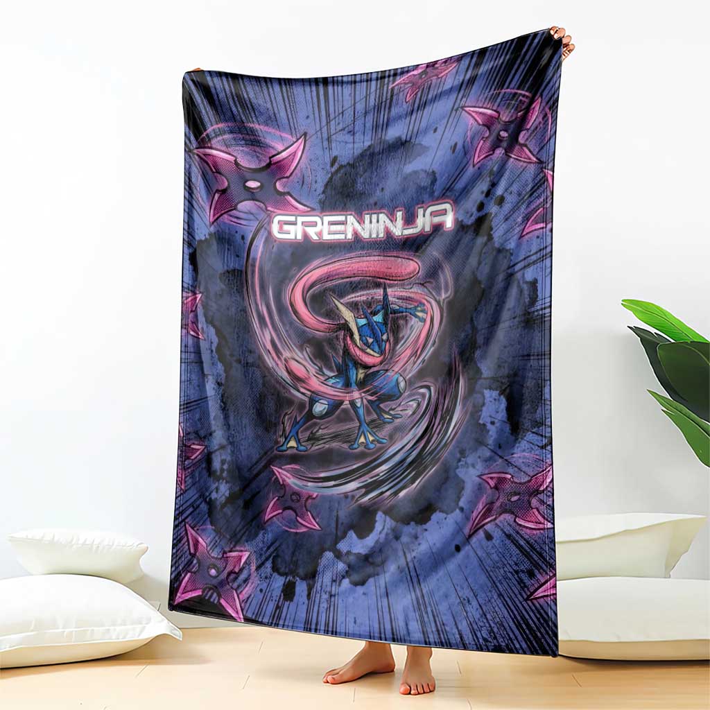Greninja Ninja Star Blanket Greninja in the Ninja Storm Realm