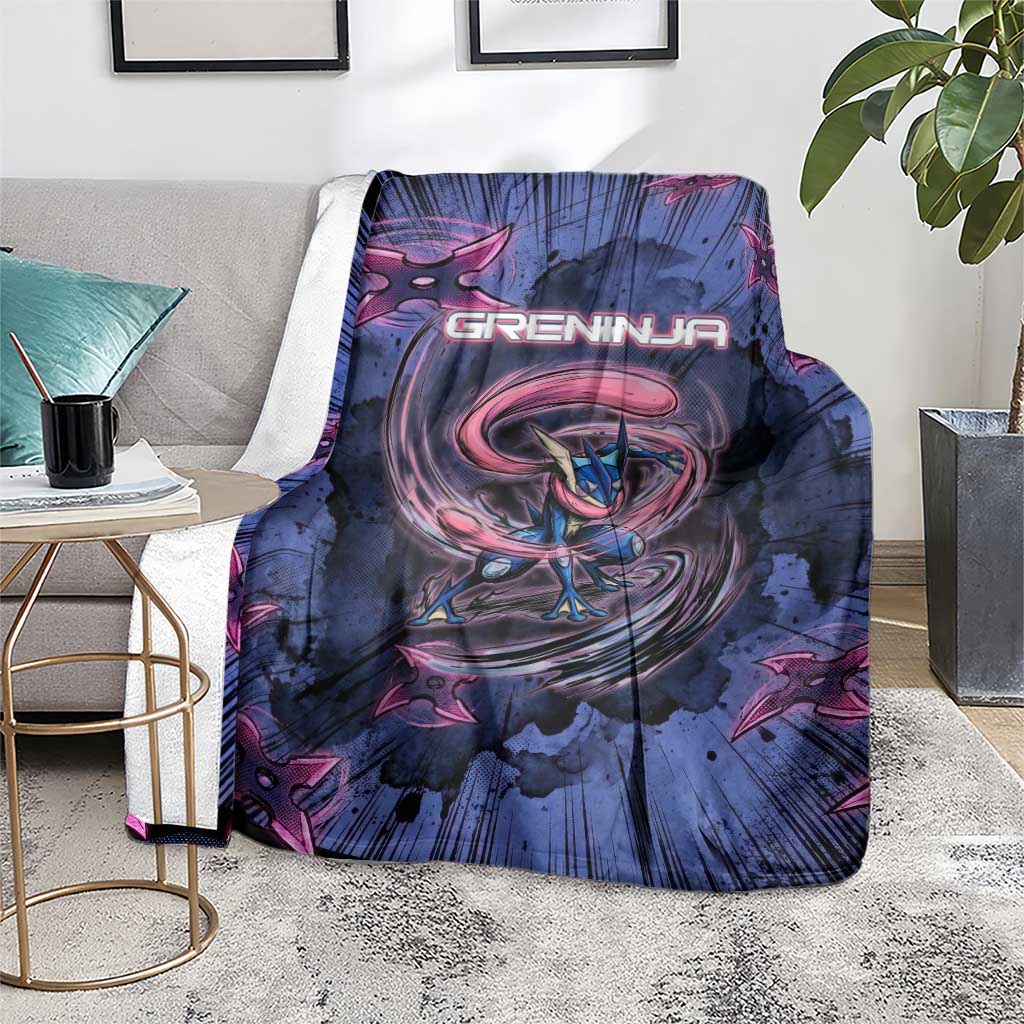 Greninja Ninja Star Blanket Greninja in the Ninja Storm Realm