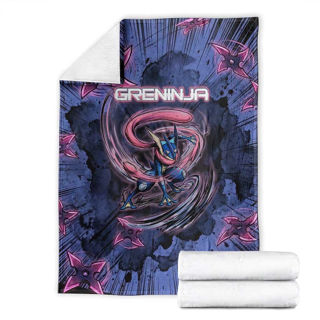 Greninja Ninja Star Blanket Greninja in the Ninja Storm Realm