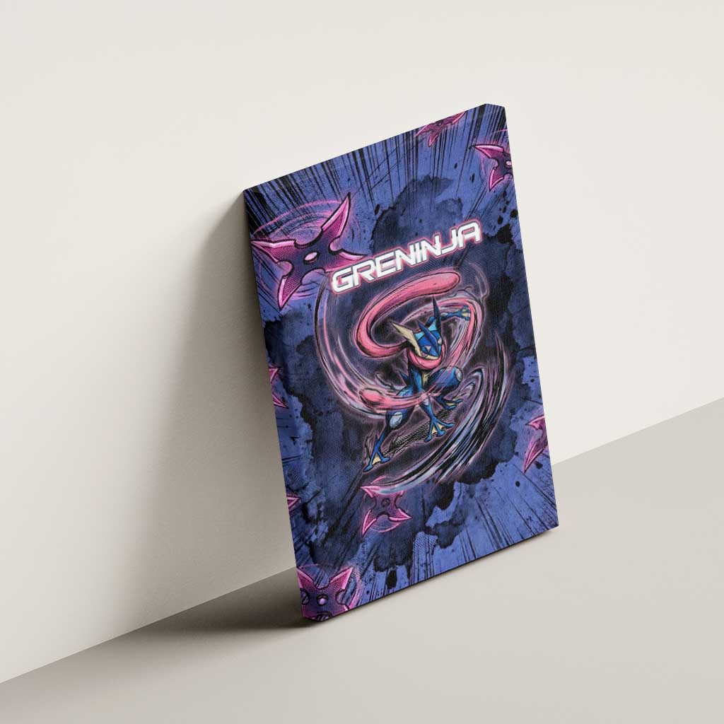 Greninja Ninja Star Canvas Wall Art Greninja in the Ninja Storm Realm