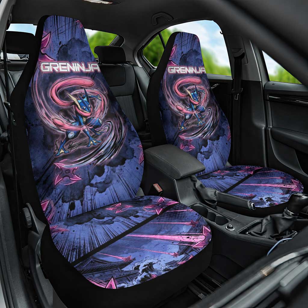 Greninja Ninja Star Car Seat Cover Greninja in the Ninja Storm Realm