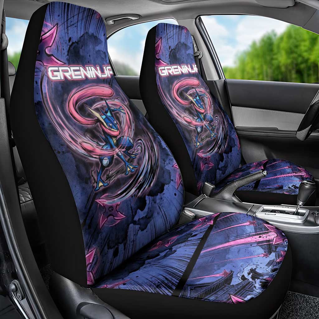 Greninja Ninja Star Car Seat Cover Greninja in the Ninja Storm Realm